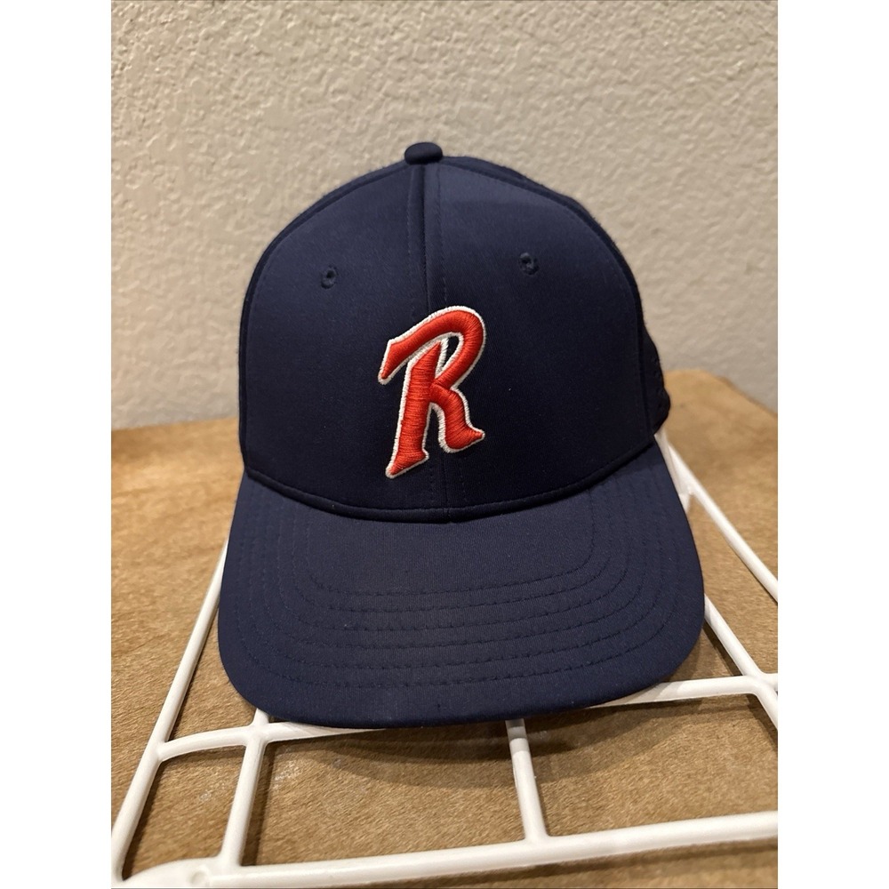 Frisco RoughRiders OC Sports Baseball Cap Navy Red "R" Texas Rangers MiLB Hat